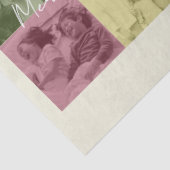 家族のクリスマスフォトコラージギフトラップ 薄葉紙 (詳細)