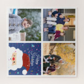 家族のクリスマスフォトコラージュを作成する ジグソーパズル (横)