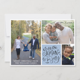 家族のクリスマスフォトコラージュ