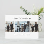 家族のクリスマスブルー海航海の事写真 シーズンカード (スタンド正面)