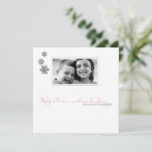 家族のクリスマスポトリの写真カード シーズンカード (スタンド正面)