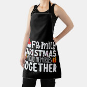 家族のクリスマス一緒に思い出を作る休日 エプロン (インサイチュ)