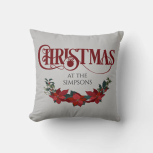 家族のクリスマス休日のホームデコレーションカスタム クッション