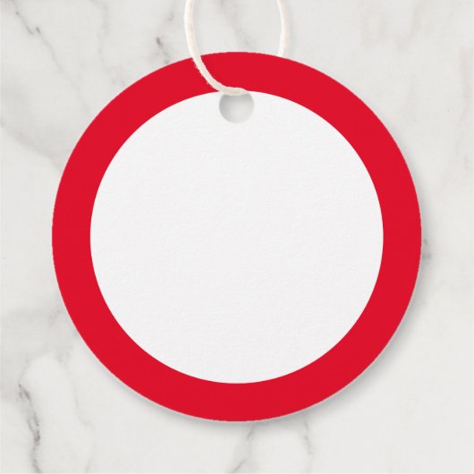 家族のクリスマス写真の休日の願い フェイバータグ (裏面)