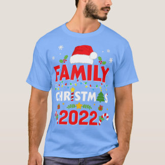 家族のクリスマス2022クリスマス懇親会パジャマ Tシャツ