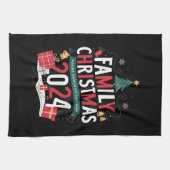 家族のクリスマス2024一緒に思い出を作る キッチンタオル (横)