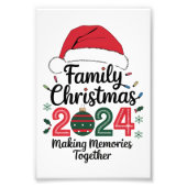 家族のクリスマス2024一緒に思い出を作る フォトプリント            (正面)