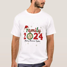 家族のクリスマス2024思い出を作る Tシャツ