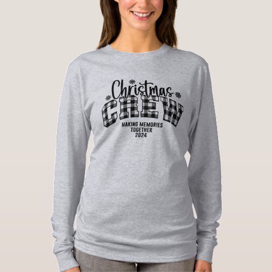 家族のクリスマス2024思い出を作るTシャツ Tシャツ (正面)