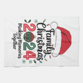 家族のクリスマス2024 みんなで記憶に残る時間を キッチンタオル (横)