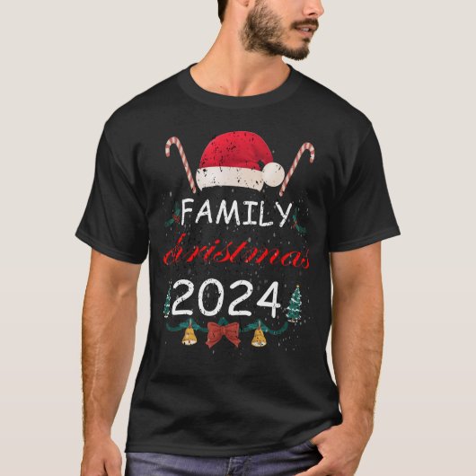 家族のクリスマス2024 Tシャツ (正面)