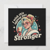 家族のクリスマス エッグノッグがもっと強ければいいのに シーズンカード (正面)