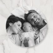 家族のクリスマス |オモダンレスタイリッシュンジ赤写真 フェイバータグ (正面)