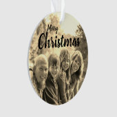 家族のクリスマス オーナメント (正面)