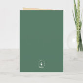 家族のクリスマス カード (裏面)