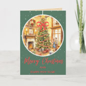 家族のクリスマス カード (正面)