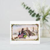 家族のクリスマス シーズンポストカード (スタンド正面)