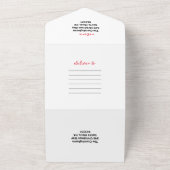 家族のクリスマス🎄✨フォトニュースレター オールインワン招待状 (外側)