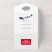 家族のクリスマス🎄✨フォトニュースレター オールインワン招待状 (外側)