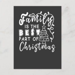 家族のクリスマス ポストカード