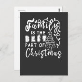 家族のクリスマス ポストカード (正面/裏面)
