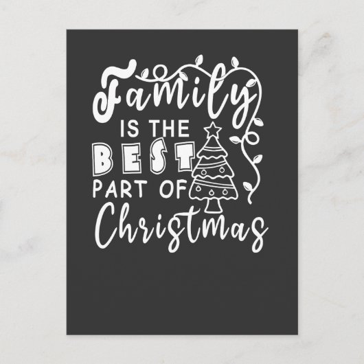 家族のクリスマス ポストカード (正面)