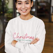 家族のクリスマス |ミニマルモダンリストの姓 スウェットシャツ