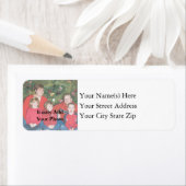 家族のクリスマス ラベル (インサイチュ)