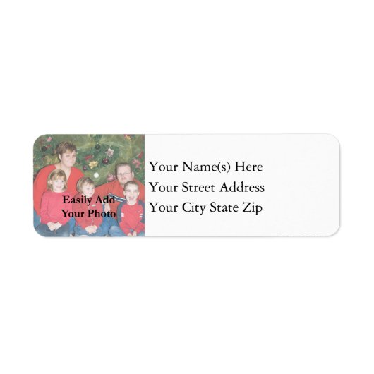 家族のクリスマス ラベル (正面)