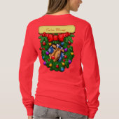 家族のクリスマス: ルドルフ Tシャツ (裏面)