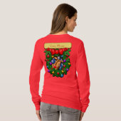 家族のクリスマス: ルドルフ Tシャツ (裏面フル)