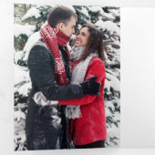 家族のクリスマス 三つ折りプログラム (内部最初)