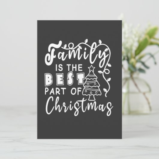 家族のクリスマス 招待状 (スタンド正面)