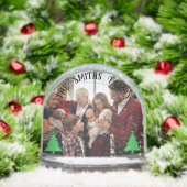 家族のクリスマス – 2枚の写真、名前パーソナライズされた (クリスマス)