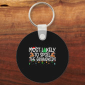 家族のクリスマス Xmas 最もありそうな シル ザ グランド キーホルダー (正面)