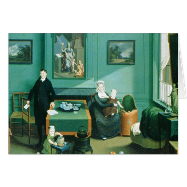 家族のグループ、c.1810 (正面横)