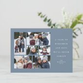 家族のコラージュのライトブルーを思い出す年 シーズンカード (スタンド正面)