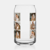 家族のコラージュ写真とグパーソナライズされたレーギフト ガラス缶 (右)