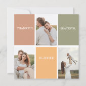 家族のコラージュ写真 |感謝賛美感謝 (正面)