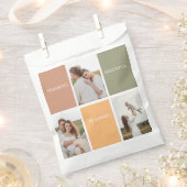 家族のコラージュ写真 |感謝賛美感謝 フェイバーバッグ (クリップ留めされた状態)