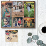 家族のコラージュ6枚の写真と家名 ジグソーパズル<br><div class="desc">家族名、カスタムの写真集ジグソーパズルをカスタマイズし、最も美しい写真、家族名、文字を追加できます。素晴らしおもしろい!</div>