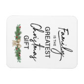 家族のサイン・クリスマス マグネット (横)