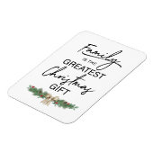 家族のサイン・クリスマス マグネット (左側)