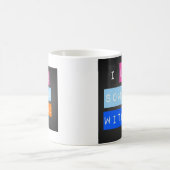 家族のサポート コーヒーマグカップ (中央)