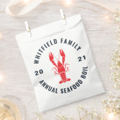 家族のシーフードカスタムボイル7月4日 フェイバーバッグ (クリップ留めされた状態)