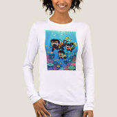家族のスカイダイビング・ファン トライブレンドＴシャツ (正面)