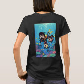 家族のスカイダイビング・ファン Tシャツ (裏面)