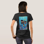 家族のスカイダイビング・ファン Tシャツ (裏面フル)