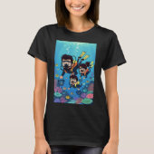 家族のスカイダイビング・ファン Tシャツ (正面)