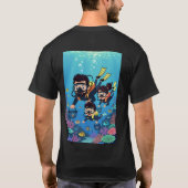 家族のスカイダイビング・ファン Tシャツ (裏面)